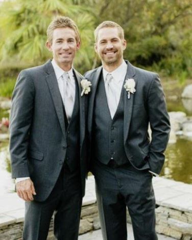 Paul Walker at his brother wedding.